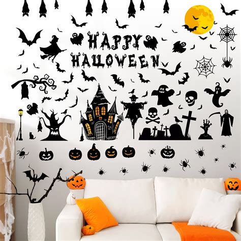 removable halloween wall decals